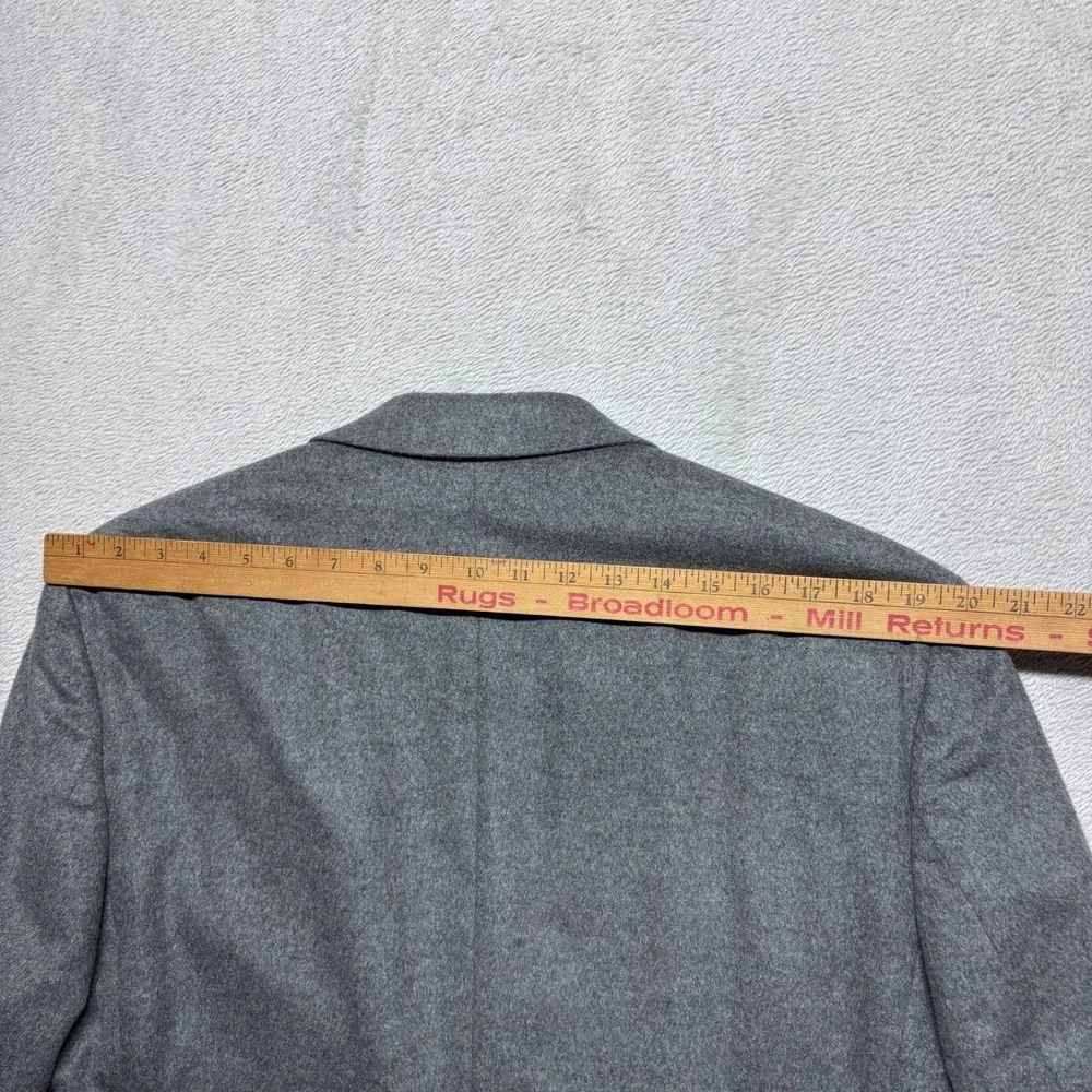 Lauren Ralph Lauren Mens 44R Gray Silk Wool Cashmere Blazer Sport Coat Jacket